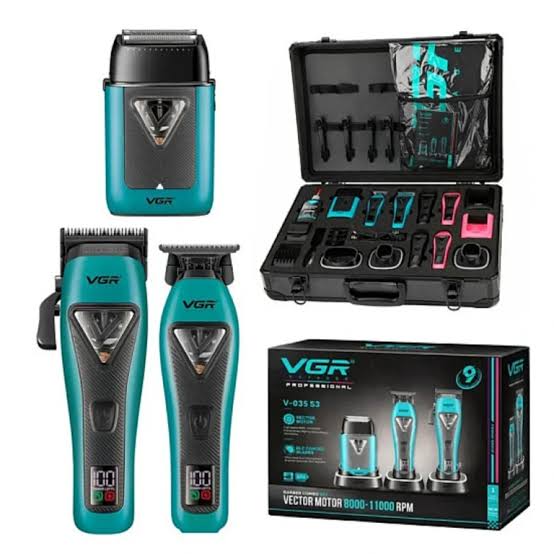 ست 3 عددی ماشین اصلاح وخط زن و شیور  وی جی آر مدل VGR 035 S3